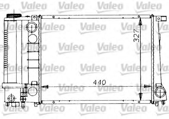 VALEO 819410 Radiator, engine cooling